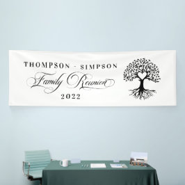 Lona Family Reunion tree backdrop