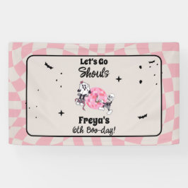 Lona Fantasma Espeluznante Halloween Cumpleaños de Cual