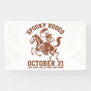 Lona Fantasma Rodeo Halloween Octubre 31