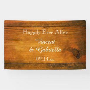 Lona Faux Rustic Barn Wood Country Wedding