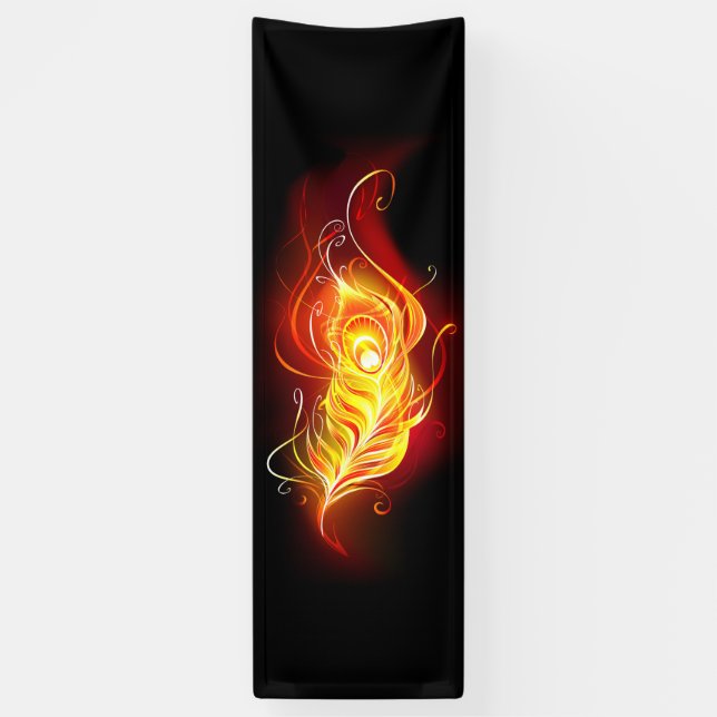 Lona Feather Peacock (Vertical)