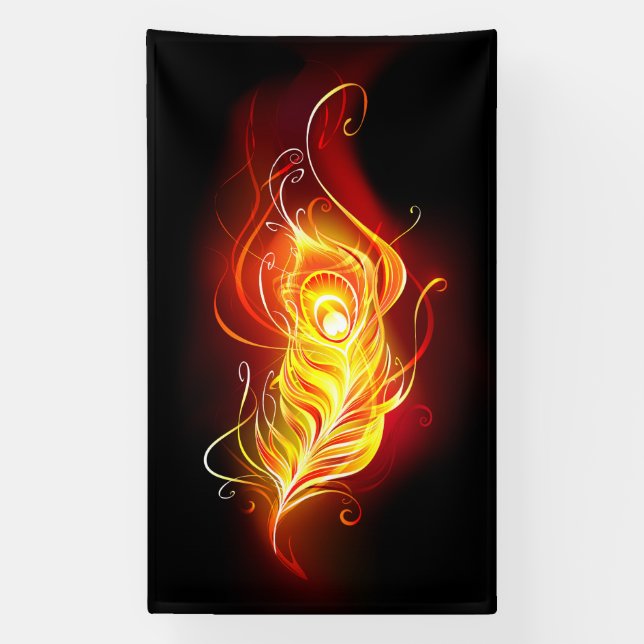 Lona Feather Peacock (Vertical)