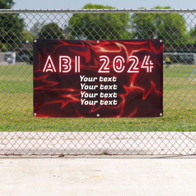 Lona Feier-Banner Perfekt für Abschlussfeiern (In situ)