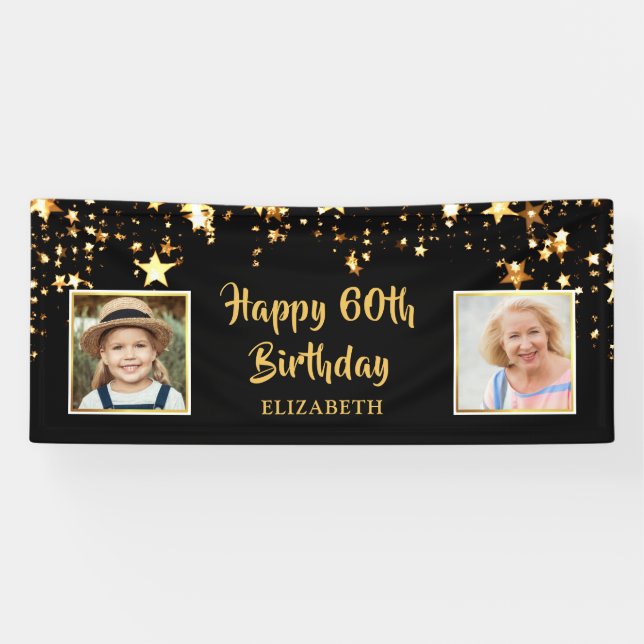 Lona Felices 60 años, luego y ahora, estrellas de fotos (Horizontal)