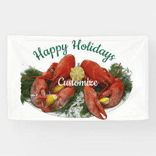 Lona Felices fiestas Lobster Dinner Thunder_Cove
