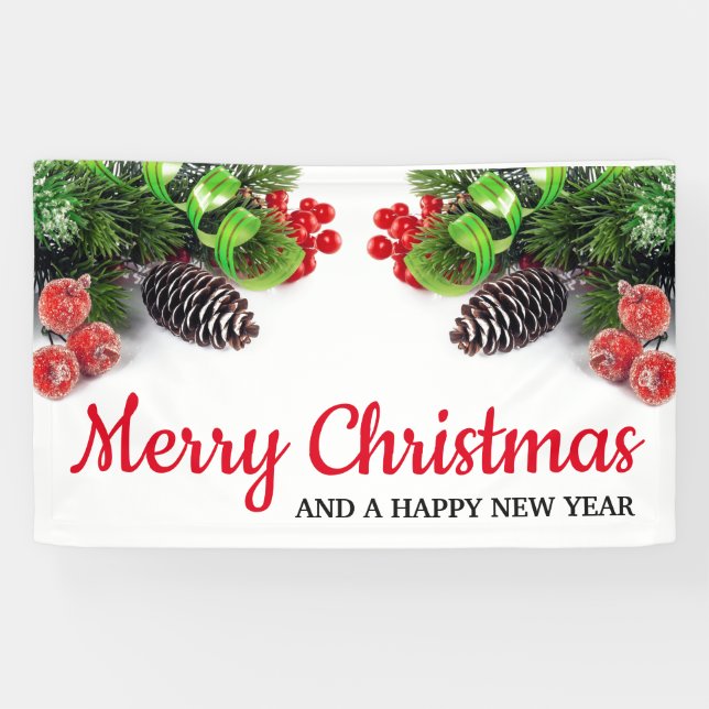 Lona Felices Navidad (Horizontal)