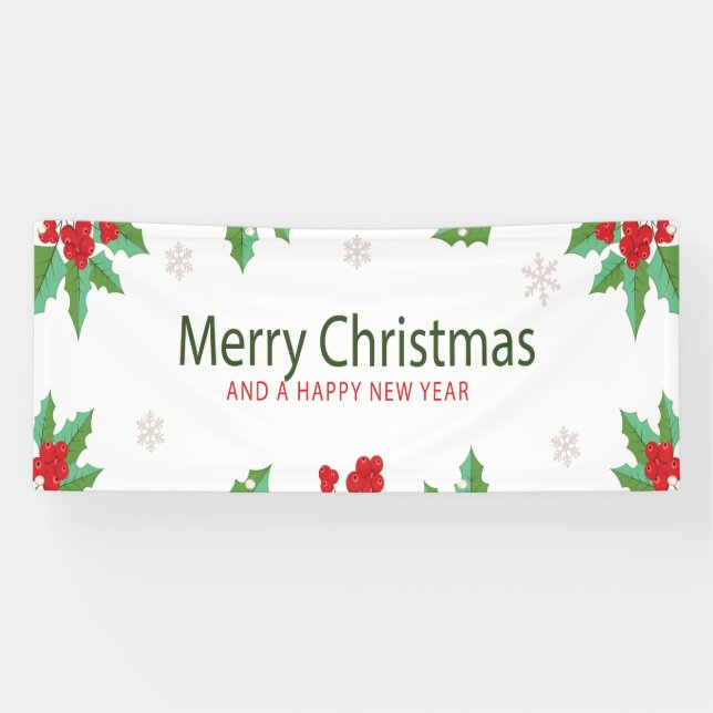 Lona Felices Navidad 8 (Horizontal)