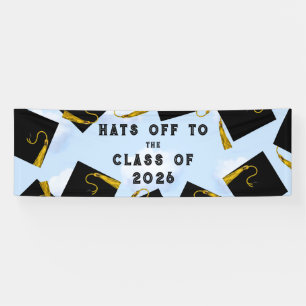 Lona Felicidades a la clase de graduación de último año