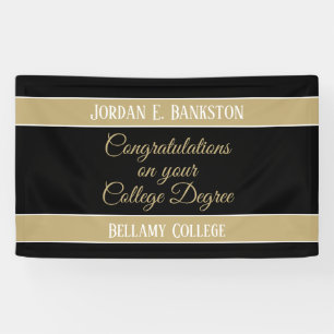 Lona ¡Felicidades! Banner de Celebrate College