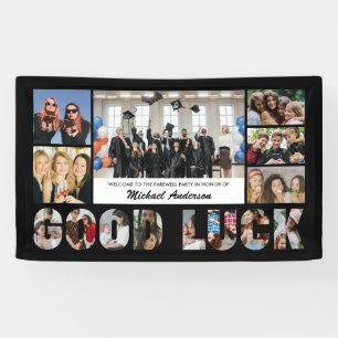 Lona Felicidades Colage de Fotos Fiesta de Despedida pa