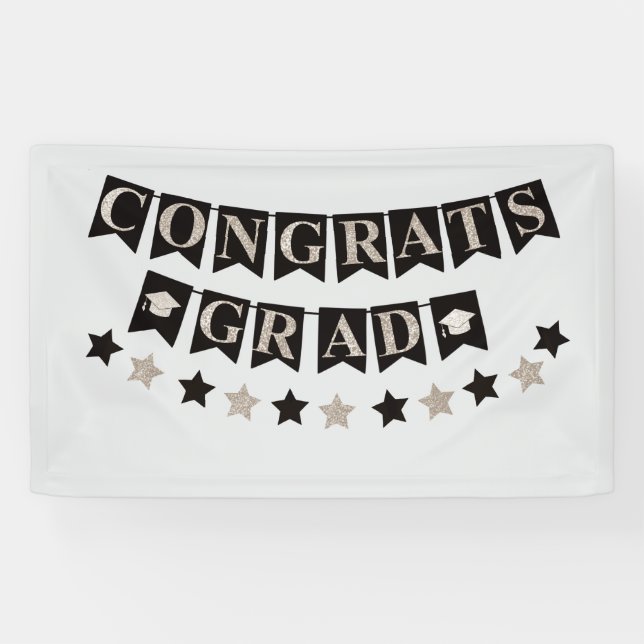 Lona Felicidades Graduado (Horizontal)