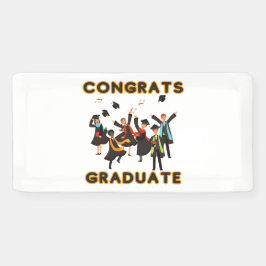 Lona Felicidades Graduado Estandarte de Vinilo 2x1