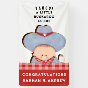 Lona Felicidades por el baby shower del niño