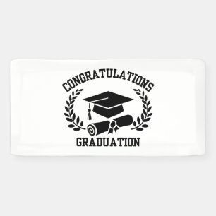 Lona Felicidades Por Graduación Estandarte de Vinilo 2x