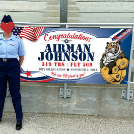 Lona Felicitaciones 319 Tigres graduados de la Fuerza A
