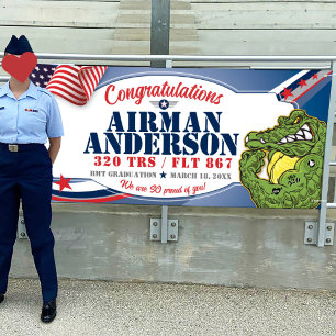Lona Felicitaciones 320 Gators Air Force Graduation