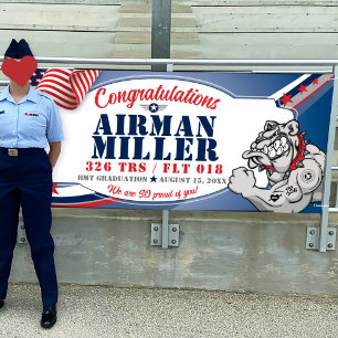 Lona Felicitaciones 326 Graduación de la Fuerza Aérea d
