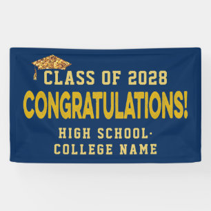 Lona Felicitaciones a los graduados de la escuela de Pe
