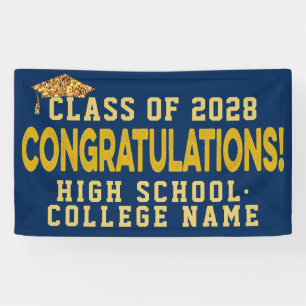 Lona Felicitaciones a los graduados de la escuela de Pe