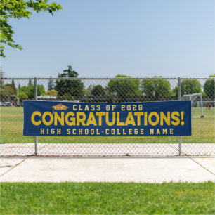 Lona Felicitaciones a los graduados de la escuela de Pe