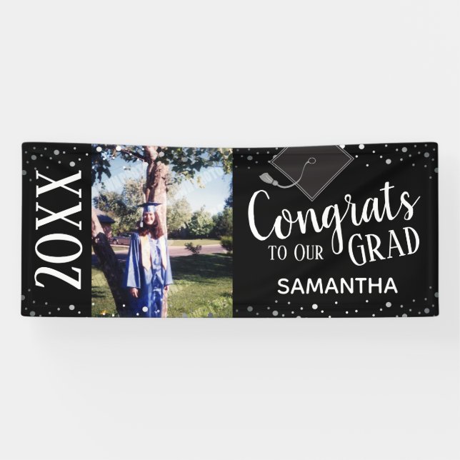 Lona Felicitaciones a nuestra foto de primer grado por  (Horizontal)