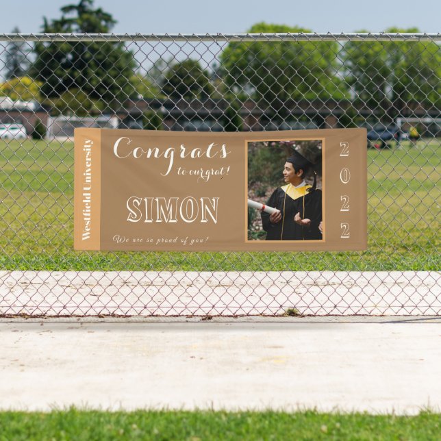 Lona Felicitaciones a nuestro abuelo Brown (In situ)