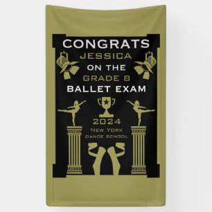 Lona Felicitaciones al Ballet Dance