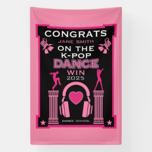 Lona Felicitaciones al ganador de la competencia de dan