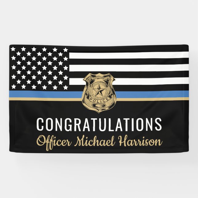 Lona Felicitaciones al Partido de Graduación de la Acad (Horizontal)