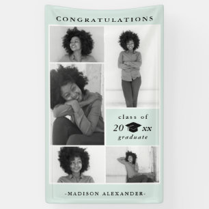 Lona Felicitaciones Collage de fotos de posgrado 2019