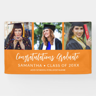 Lona Felicitaciones de graduación modernas 3 fotos Nara