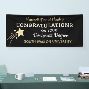 Lona ¡Felicitaciones Grad! Cartel de las felicitaciones