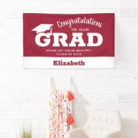 Felicitaciones Grad White por Crimson