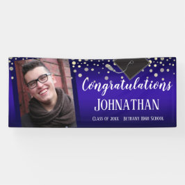 Lona Felicitaciones Graduación Púrpura