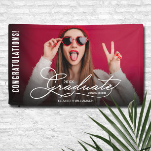 Lona Felicitaciones Graduate Modern Photo