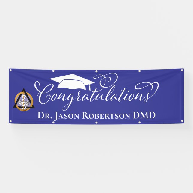 Lona Felicitaciones Gradudation Dentist Dental (Horizontal)