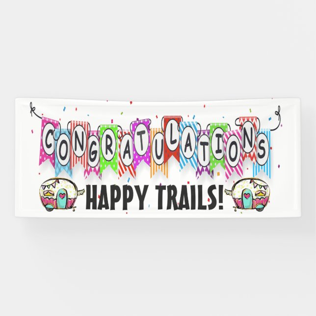 Lona FELICITACIONES Jubilación - Banner Boda (Horizontal)