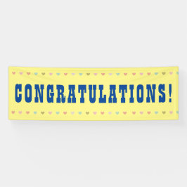 Lona Felicitaciones - Palabra gigante en una