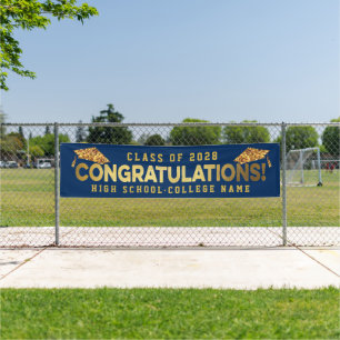 Lona FELICITACIONES Personalizado Ceremonia de graduaci