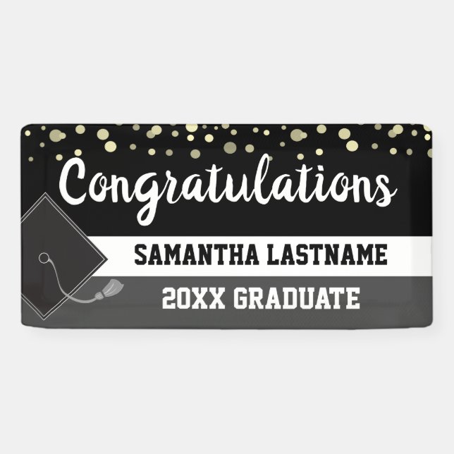 Lona Felicitaciones por el nombre de los estudiantes y  (Horizontal)