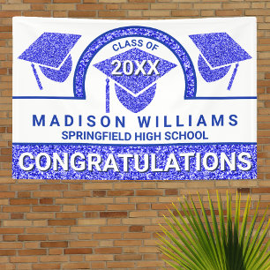 Lona Felicitaciones por graduación de la Marina Grad Gl