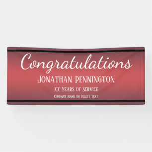 Lona Felicitaciones por jubilación años de servicio