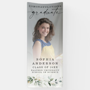 Lona Felicitaciones por la foto de la graduación de ver