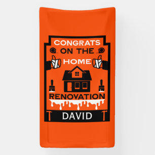 Lona Felicitaciones por la mejora del hogar