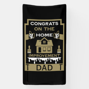Lona Felicitaciones por la mejora del hogar
