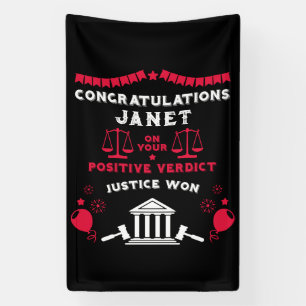 Lona Felicitaciones veredicto del tribunal