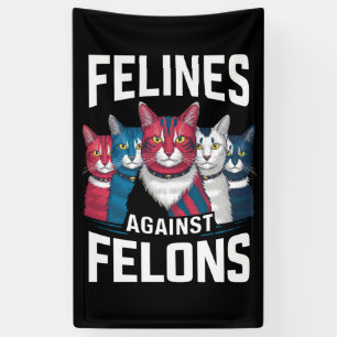 Lona Felinos Contra Delincuentes