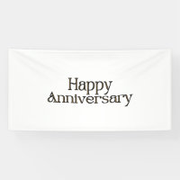 Feliz Aniversario Estandarte de Vinilo 4x8