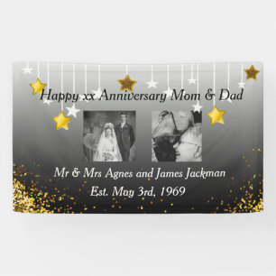 Lona Feliz aniversario, mamá y papá viejos y nuevos fot