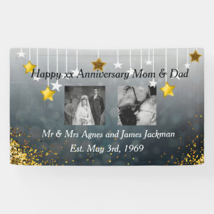 Lona Feliz aniversario, mamá y papá viejos y nuevos fot